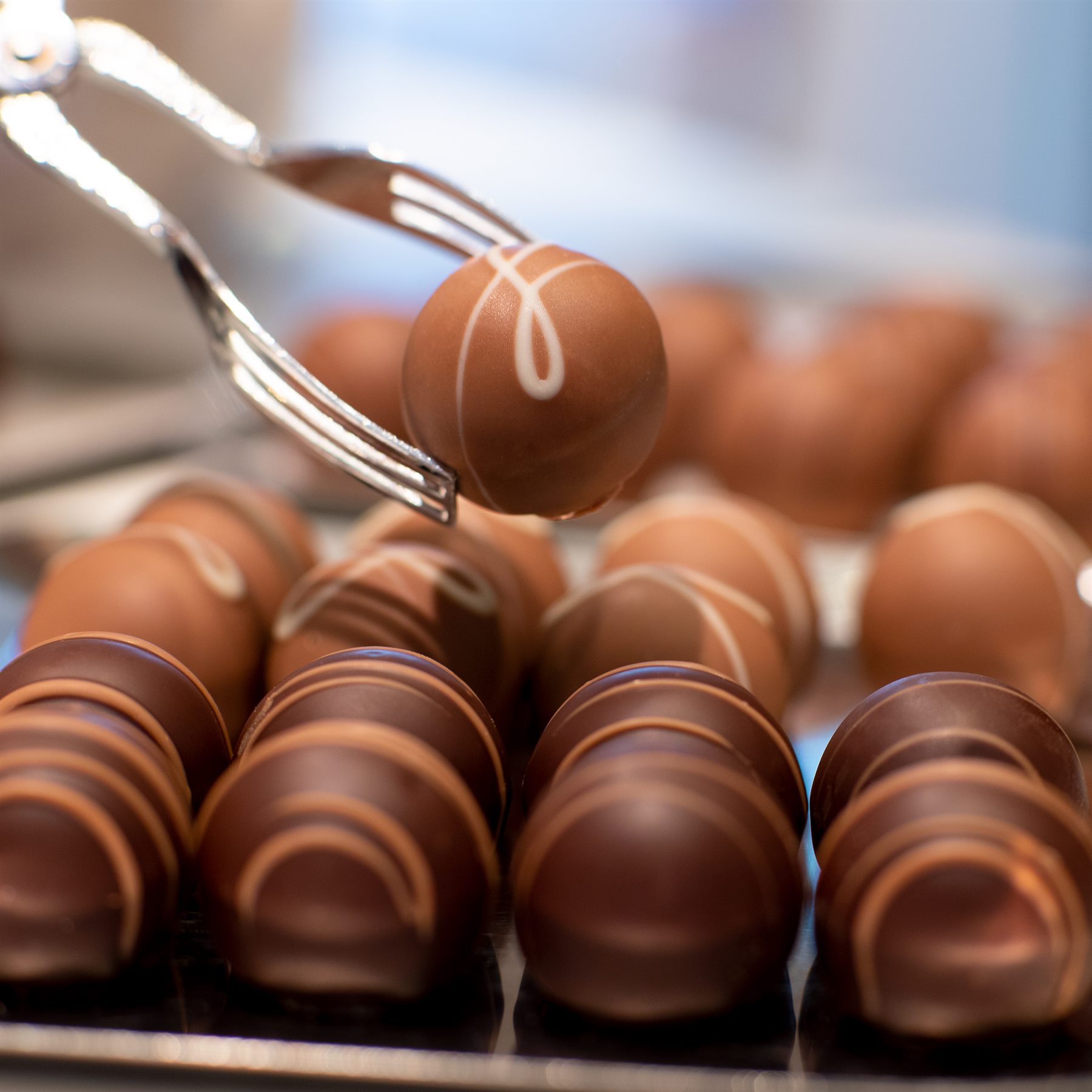 Handgefertigte Pralinen